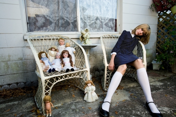 Photograph Kate Barden And Bruce Cramer Dolls on One Eyeland